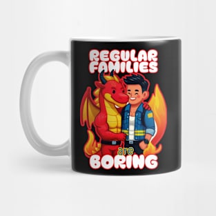 Regular families are boring Mug
